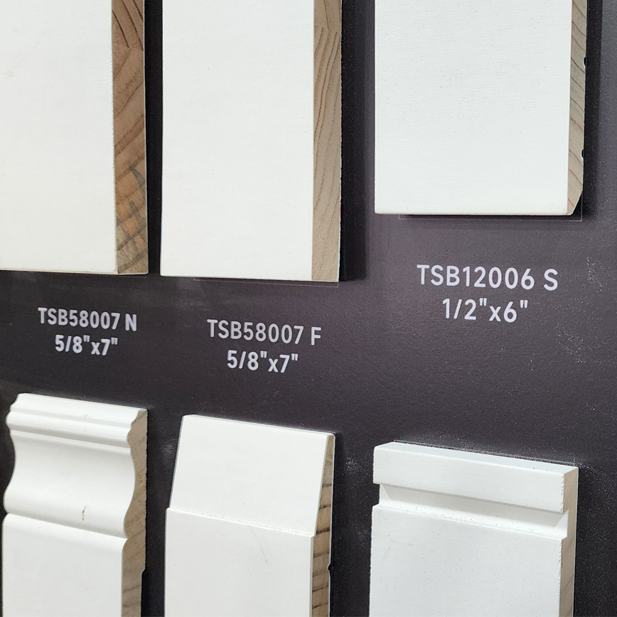 trims baseborads and casings